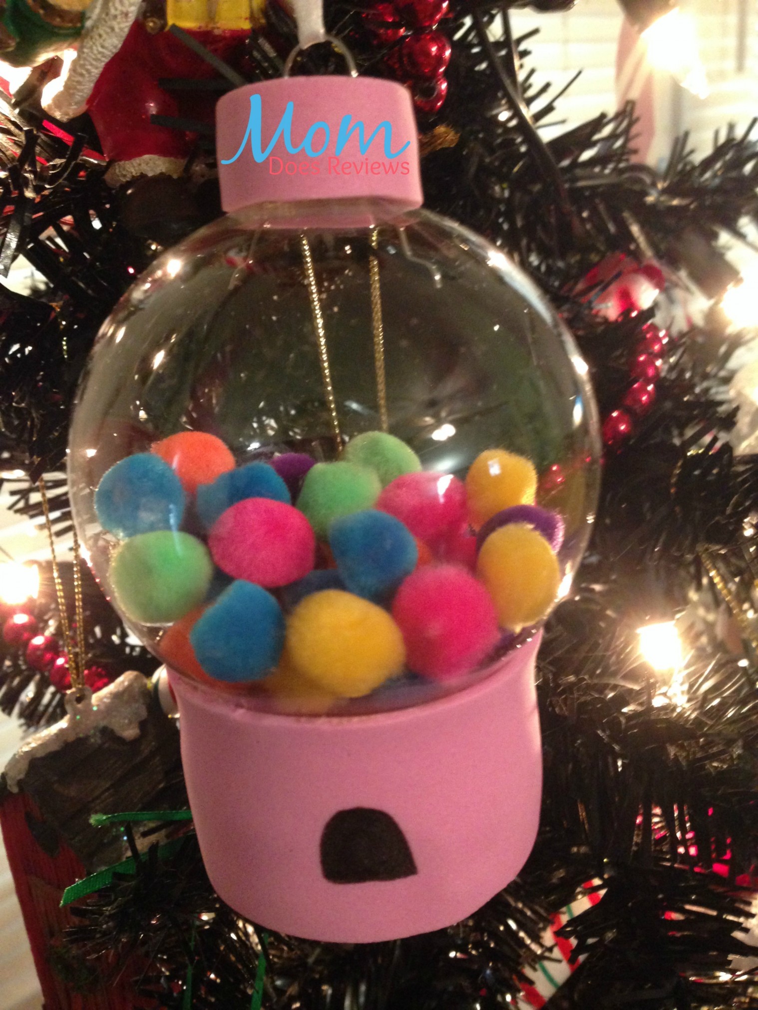 DIY Gumball Machine and Cupcake Ornament-How Sweet! #Craft