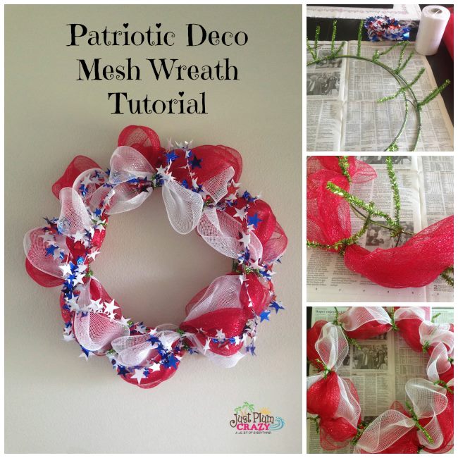 patriotic mesh wreath 12daysof