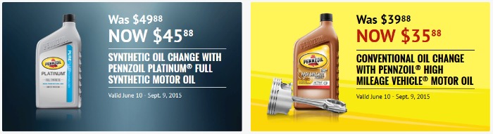 Pennzoil available at Walmart