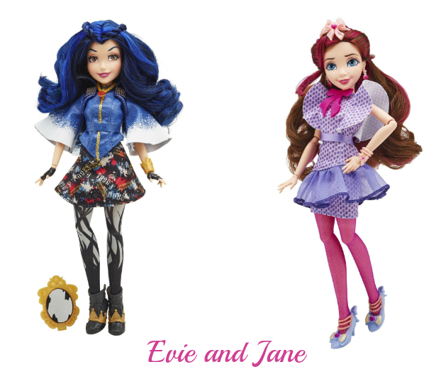 Evie and Jane dolls