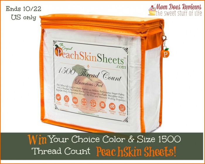 peachskin sheets bag giveaway