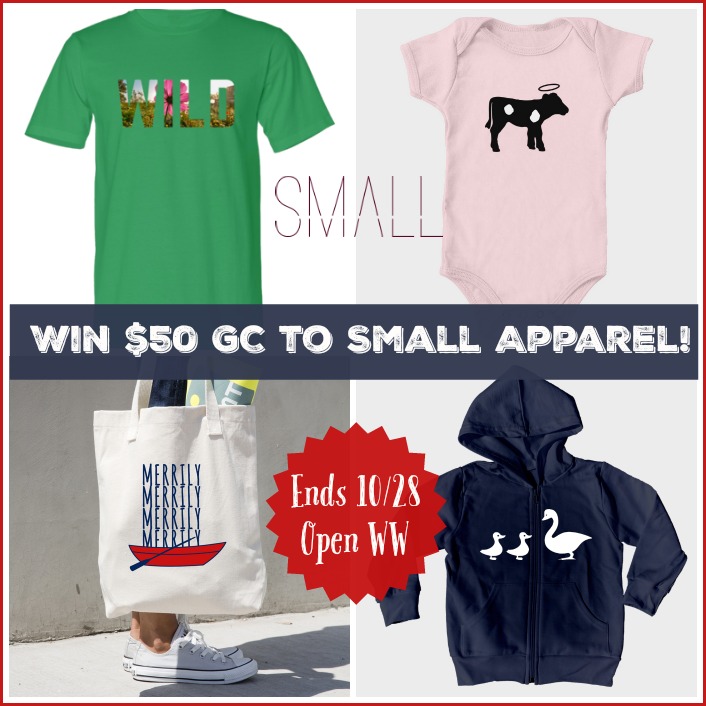 small apparel giveaway