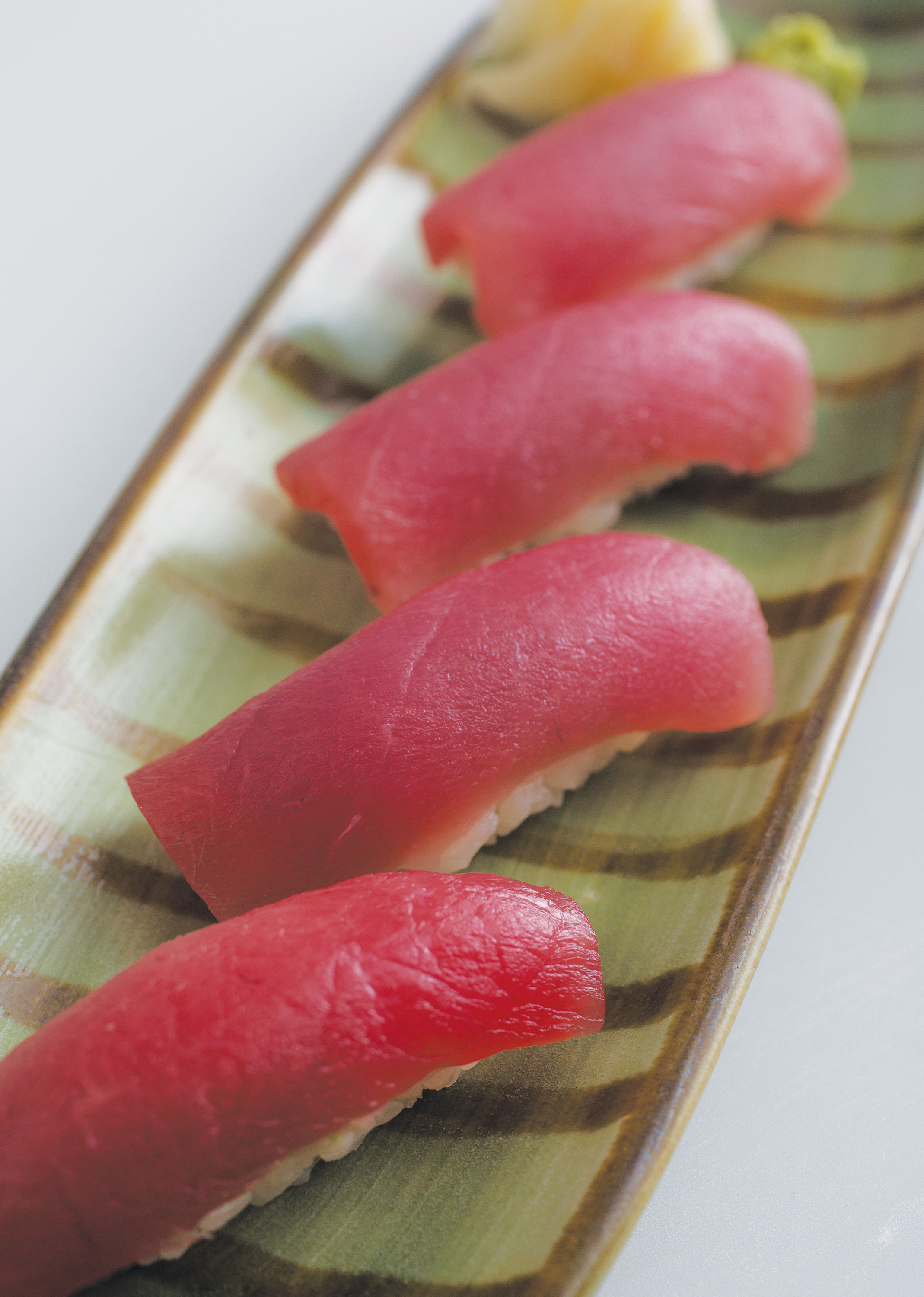 Hand Shaped Nigiri Sushi Recipe from The Complete Guide to Sushi & Sashimi