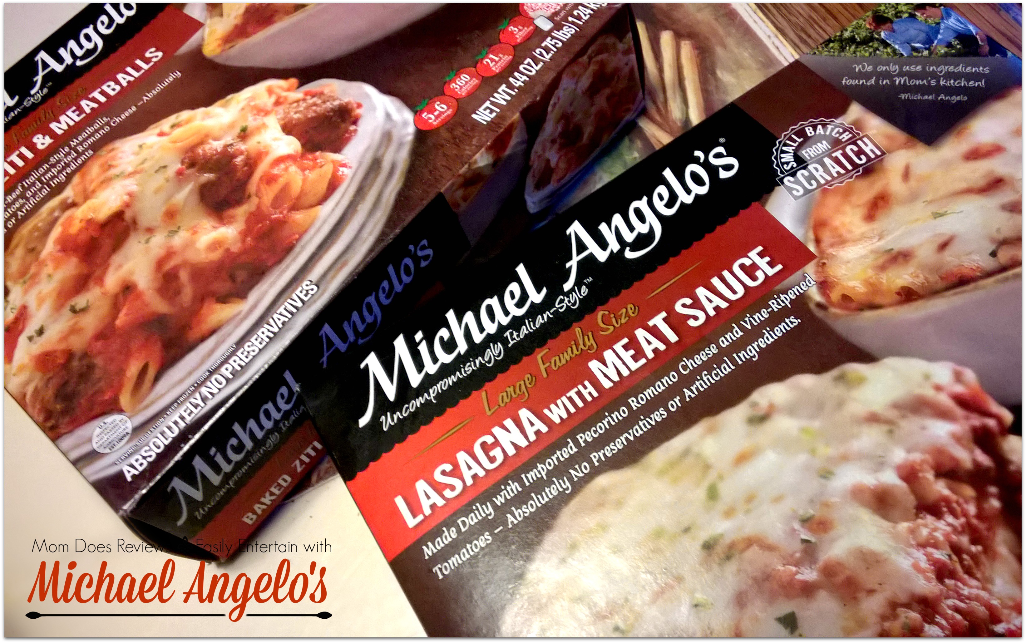 Michael Angelo's Frozen Italian Family Meals