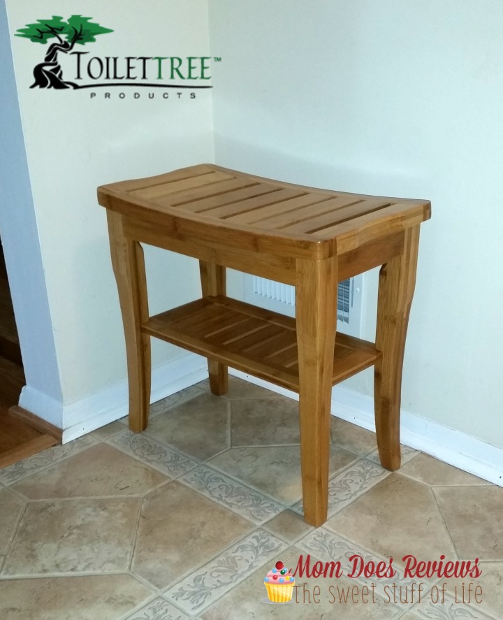 bamboo shower bench
