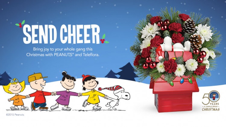 Send Cheer with Teleflora and Peanuts