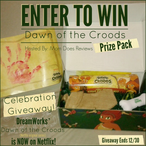 Dawn of the Croods Prize Pack Giveaway from Netflix!