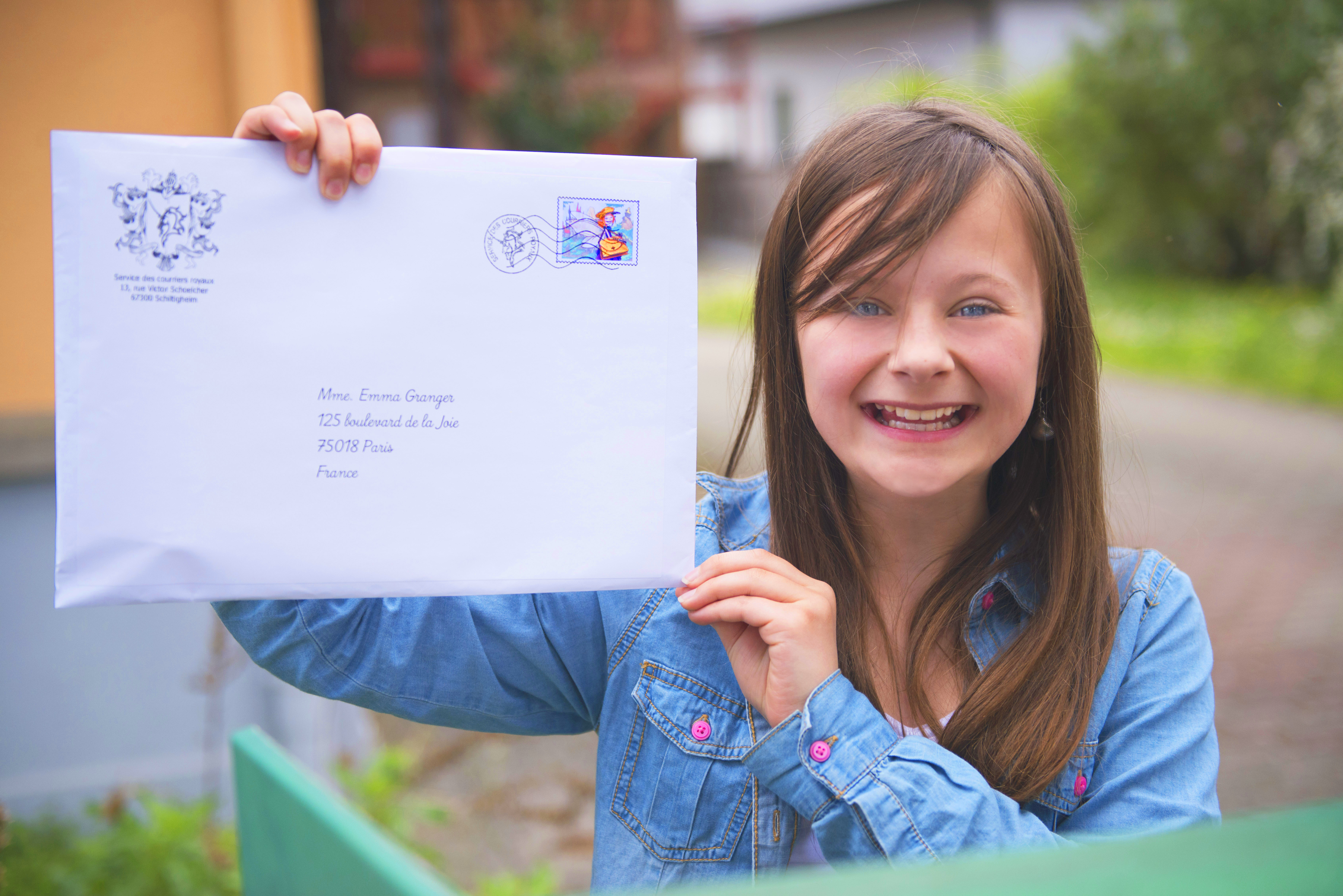 Girl With Dream Letter Envelope