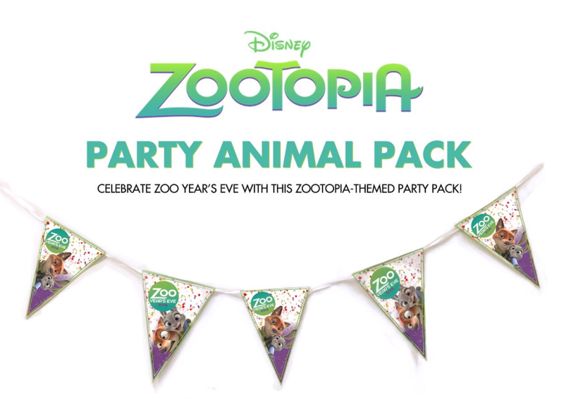 Zootopia Party Pack