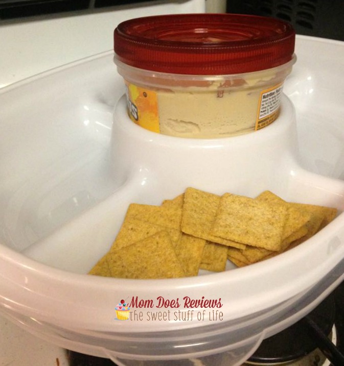 party tray with crackers