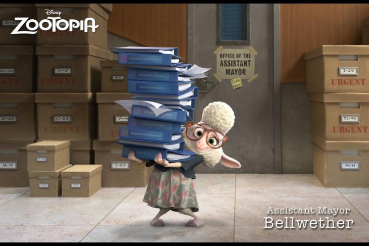 Zootopia bellwether