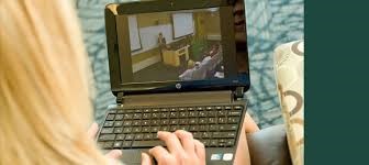 student on laptop