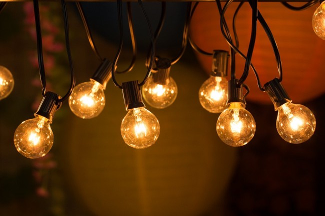 backyard lights