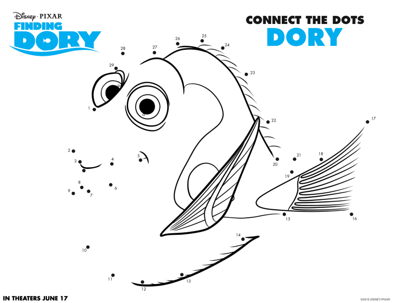 finding dory connect the dots
