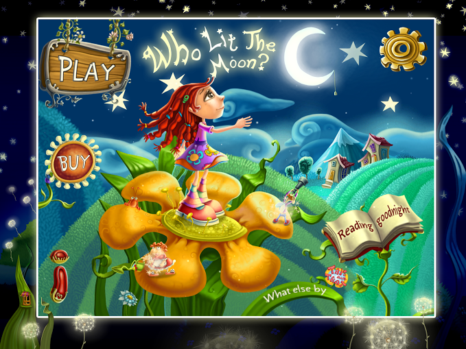 Who Lit The Moon, Educational Children's App for iOS and Android