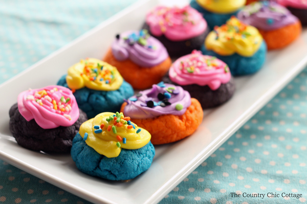 Spring Cake Mix Cookie Recipe from the Country Chic Cottage