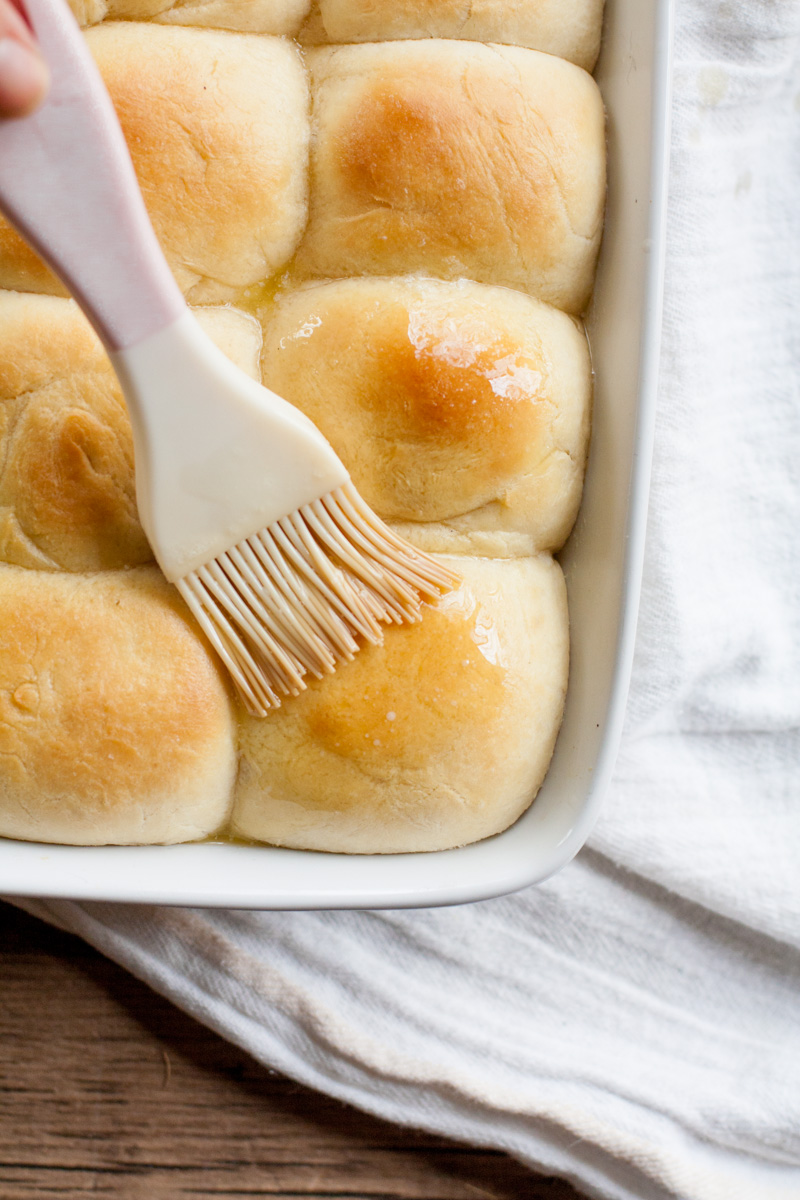 Easy Buttery Yeast Rolls by Wholefully