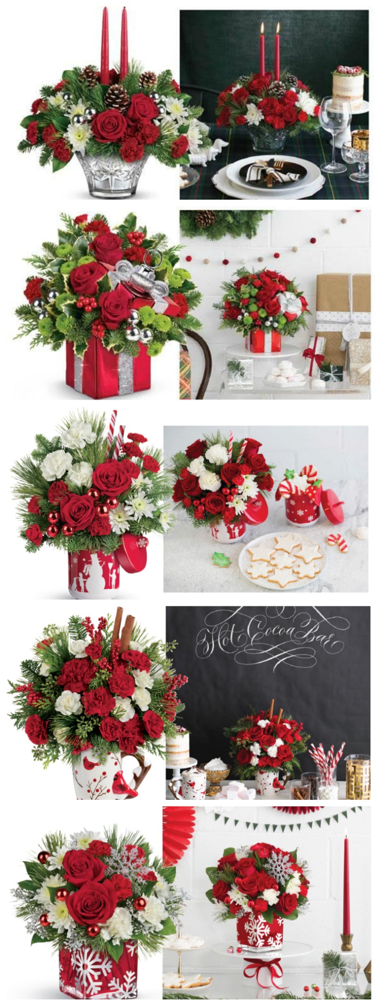 Teleflora Holiday Arrangements