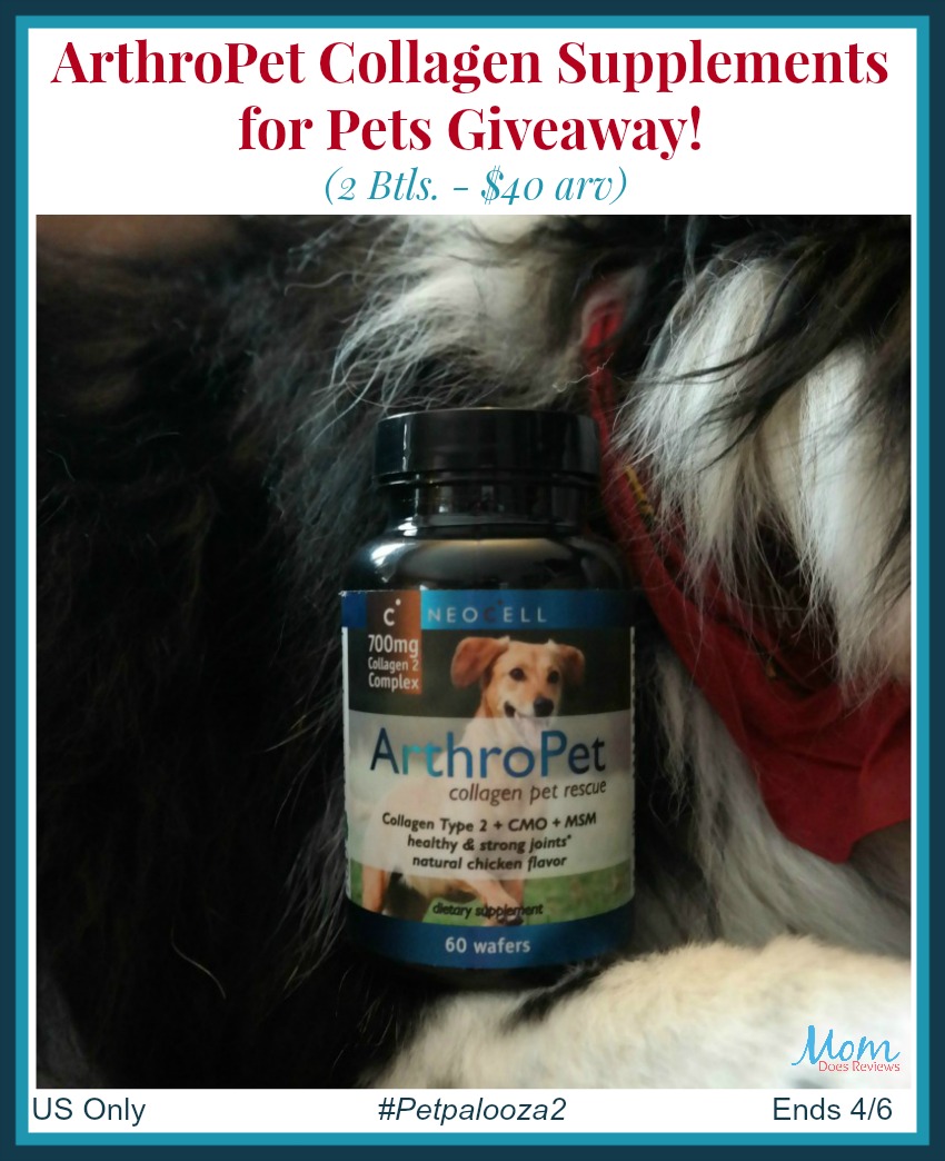 ArthroPet Collagen Supplement Giveaway
