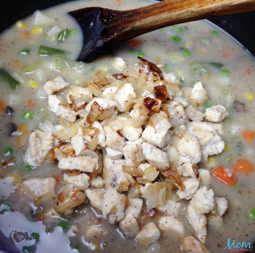 Homemade Chicken Pot Pie process