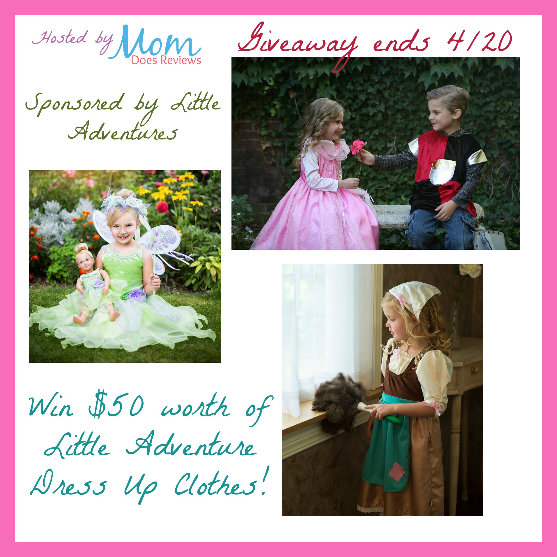 $Win $50 from Little Adventures Dress up Clothes ends 4/20 - Mom Does