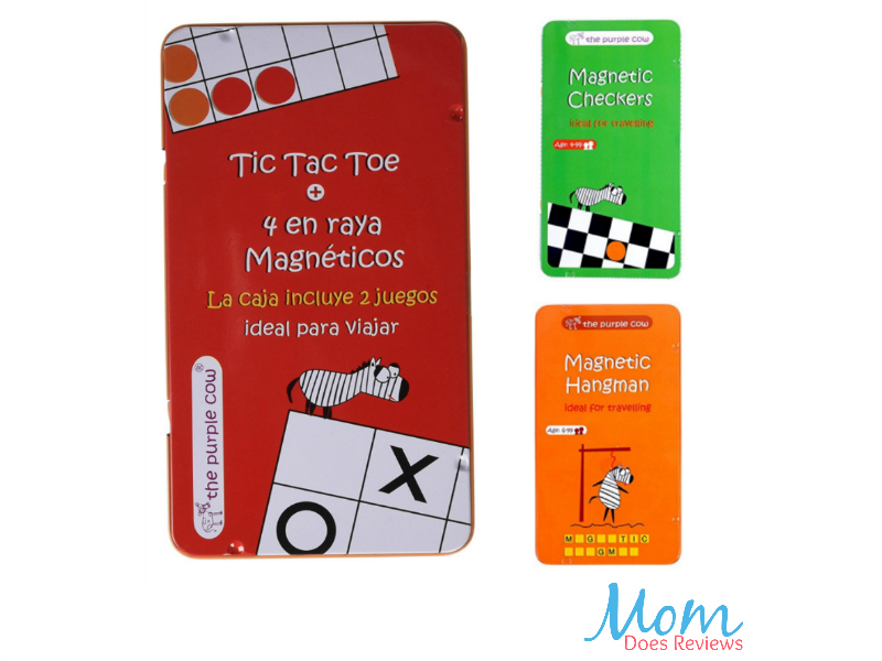 The Purple Cow Magnetic Travel Games are must-haves for keeping kiddos entertained on the go