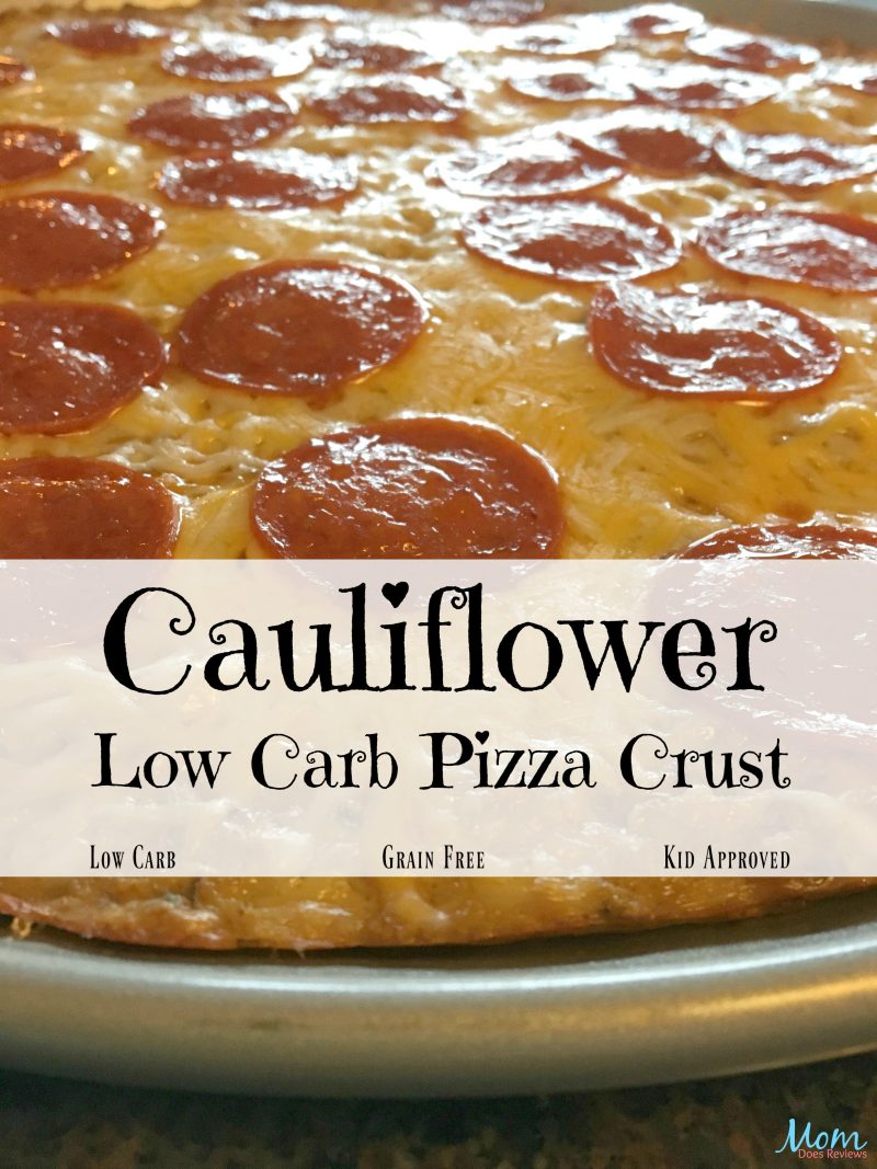 Low Carb Cauliflower Pizza Crust