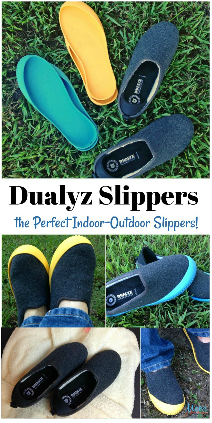 Dualyz Slippers are the Perfect Indoor-Outdoor Slipper! #takeyourbottomsoff