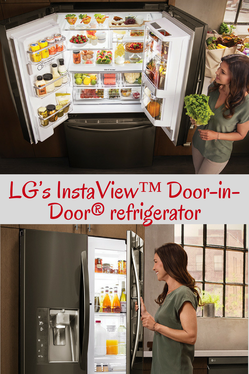 LG’s InstaView™ Door-in-Door® refrigerator