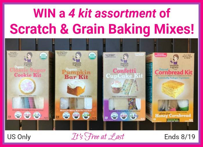 Win Scratch and grain baking mixes
