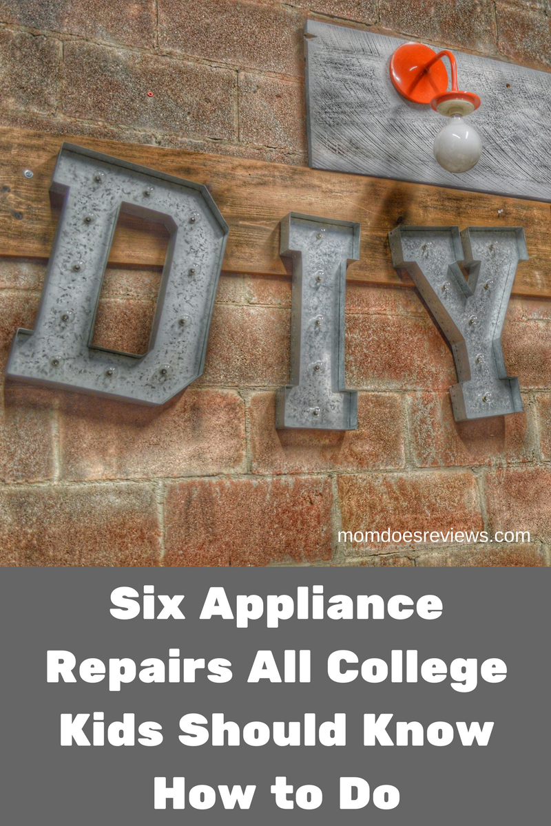 Six Appliance Repairs All College Kids Should Know How to Do