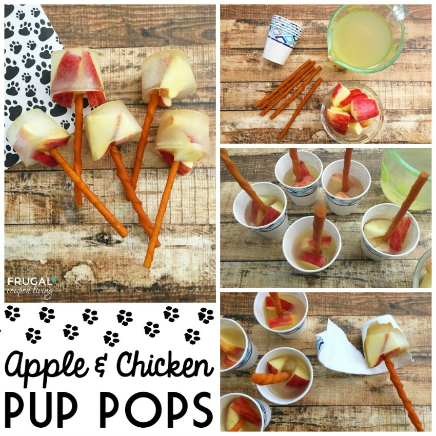 Apple & Chicken Pup Pops