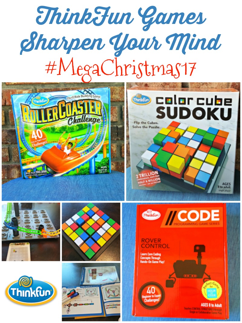 ThinkFun Games Sharpen Your Mind #MegaChristmas17 #Review