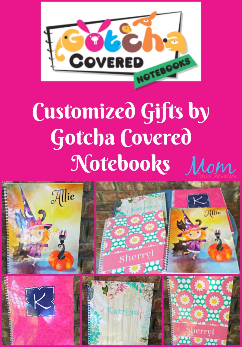 Customized Gifts by Gotcha Covered Notebooks #MegaChristmas17