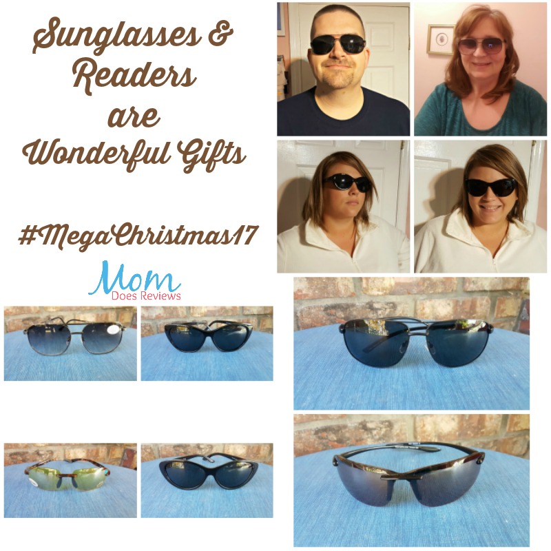 Sunglasses and Readers are Wonderful Gifts #MegaChristmas17