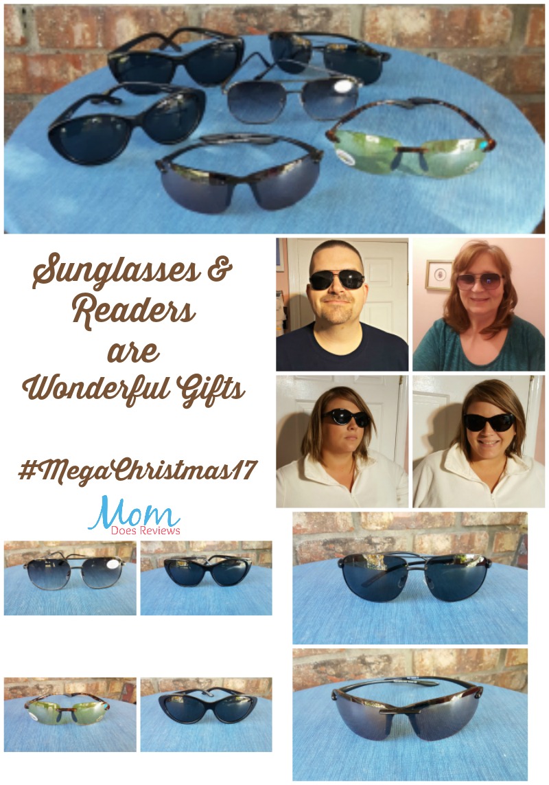 Sunglasses and Readers are Wonderful Gifts #MegaChristmas17
