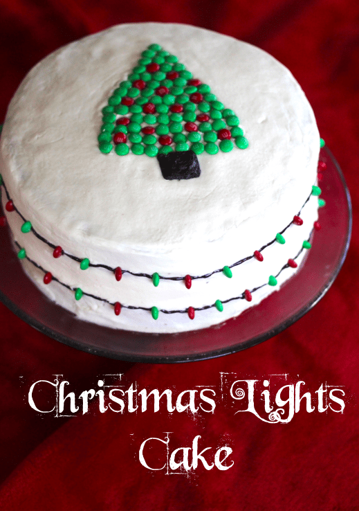 Christmas Lights Cake