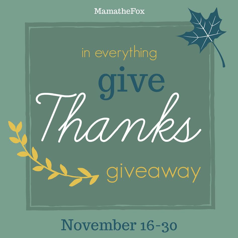 Give Thanks Giveaway Hop