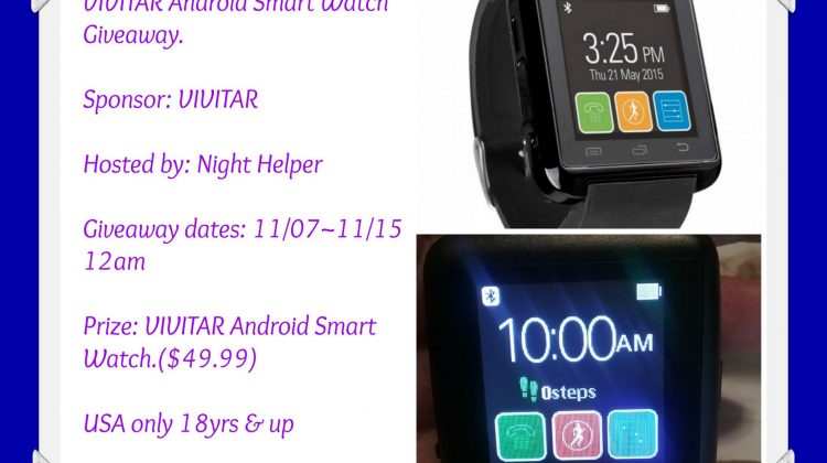 Win a Vivitar Smart Watch