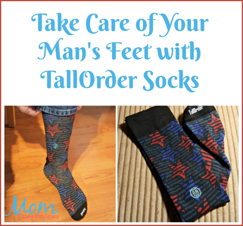 Take Care of Your Man's Feet with TallOrder Socks