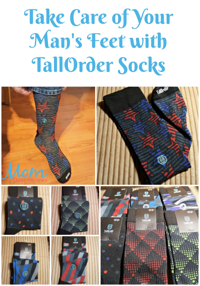 Take Care of Your Man's Feet with TallOrder Socks
