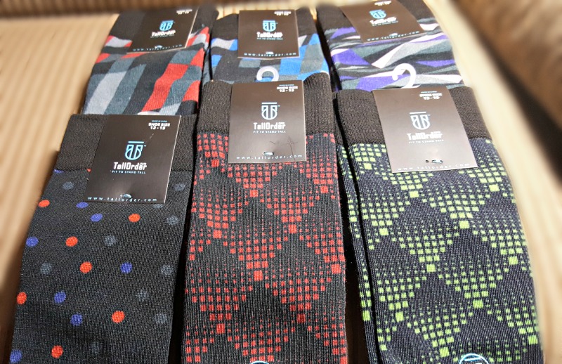 Take Care of Your Man's Feet with TallOrder Socks