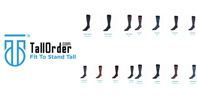 Take Care of Your Man's Feet with TallOrder Socks