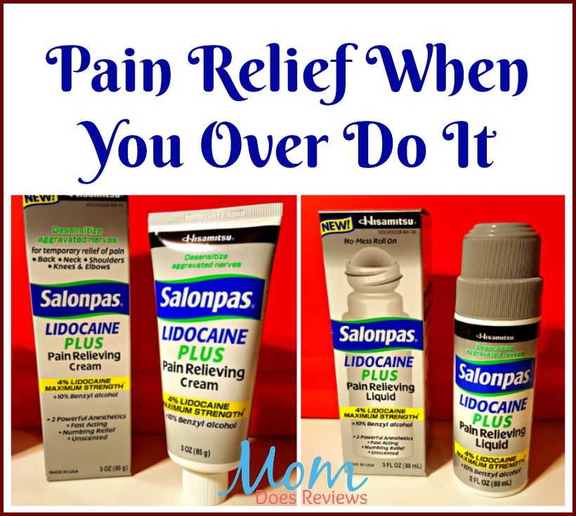 Pain Relief When You Over Do It