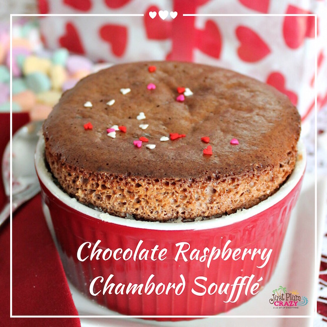 Chocolate Raspberry Chambord Souffle