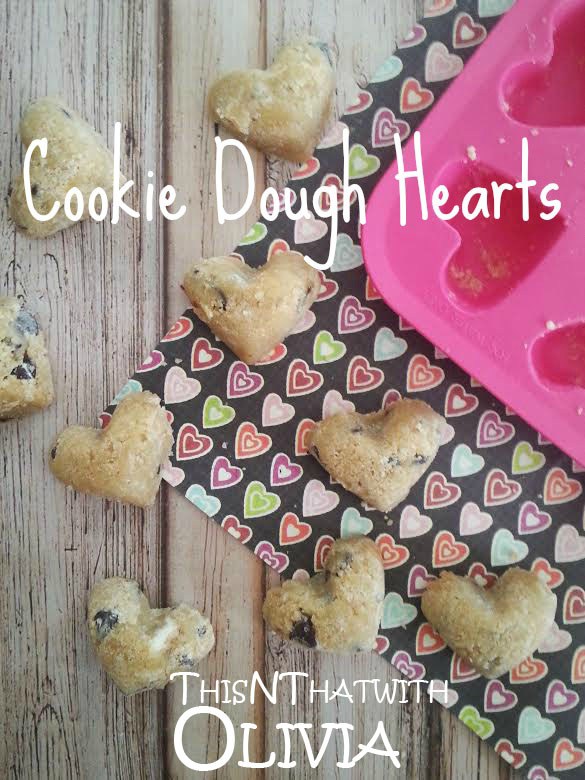 Cookie Dough Hearts #ValentinesSweets