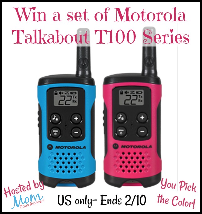 Win Motorola Talkabout Radios #Sweet2018