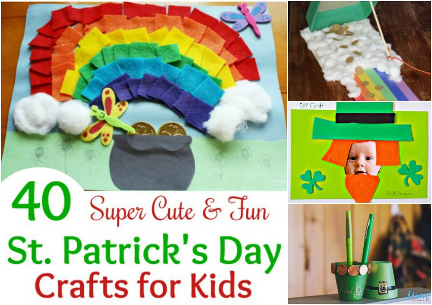 40 St. Patrick's Day Crafts for Kids 