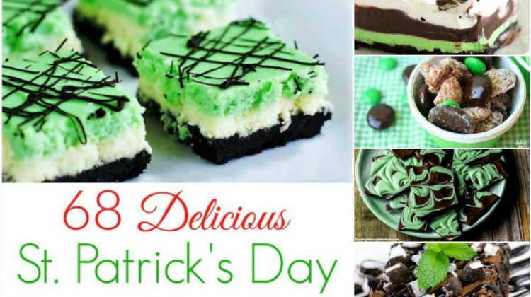 68 Delicious St. Patrick's Day Desserts and Sweet Treats horizontal banner
