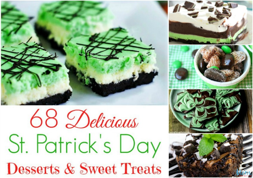 68 Delicious St. Patrick's Day Desserts and Sweet Treats horizontal banner